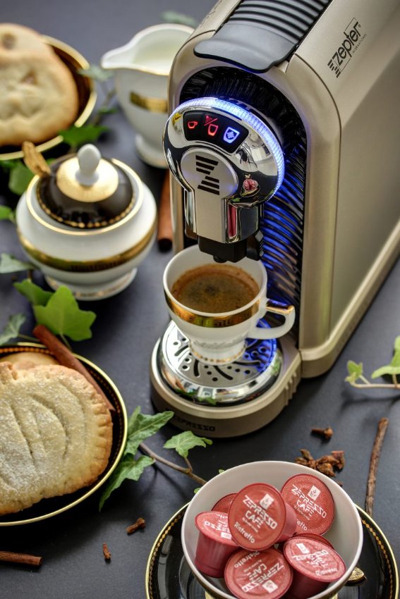 Mini pumpkin pies with Zepresso Coffee